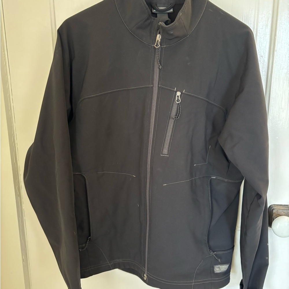 REI Black Performance Jacket with Textured Soft-Shell